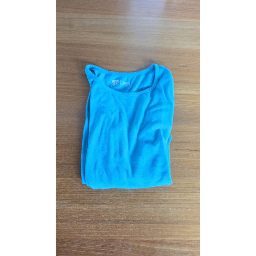 Route 66 Girl's Aqua Long Sleeve Shirt Size L/G (10/12)